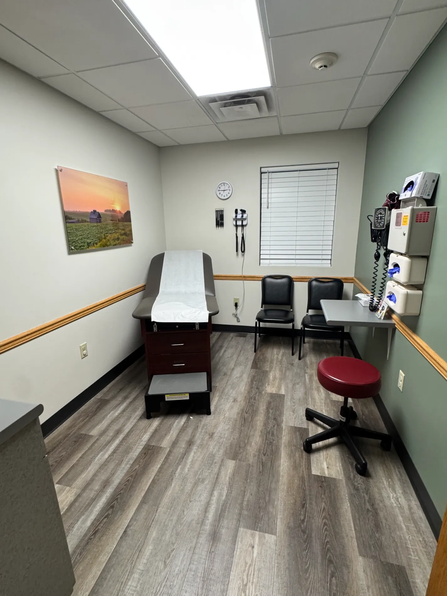 Doctor in conversation with a patient
