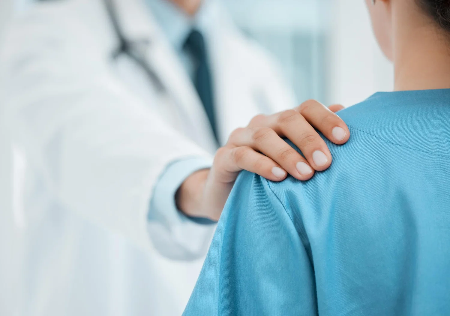 Doctor and patient in a comfortable consultation