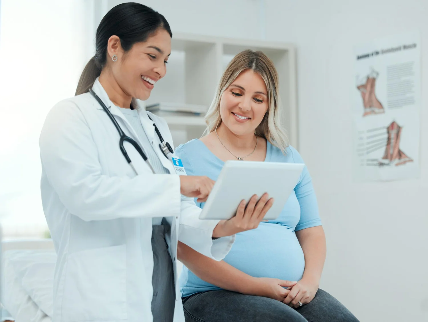 Doctor listening attentively to a patient